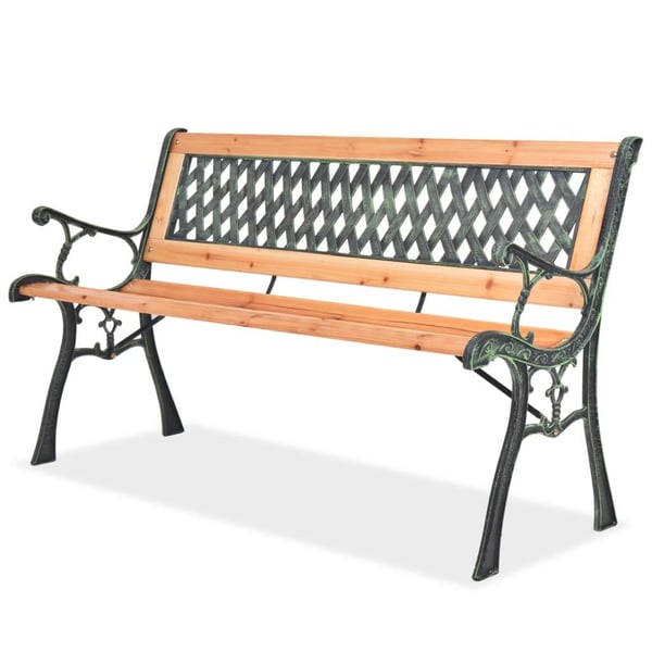 vidaXL havebænk 122 cm træ