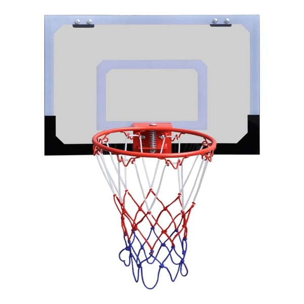 vidaXL mini-basketballkurv med bold og pumpe