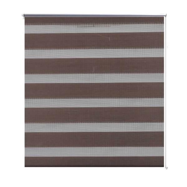 vidaXL zebragardin 80,9x175 cm stofbredde 76,7 cm kaffe