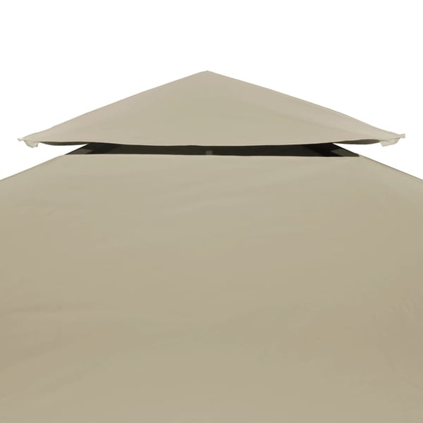 vidaXL baldakin til havepavillon 3x3 m 310 g/m² beige