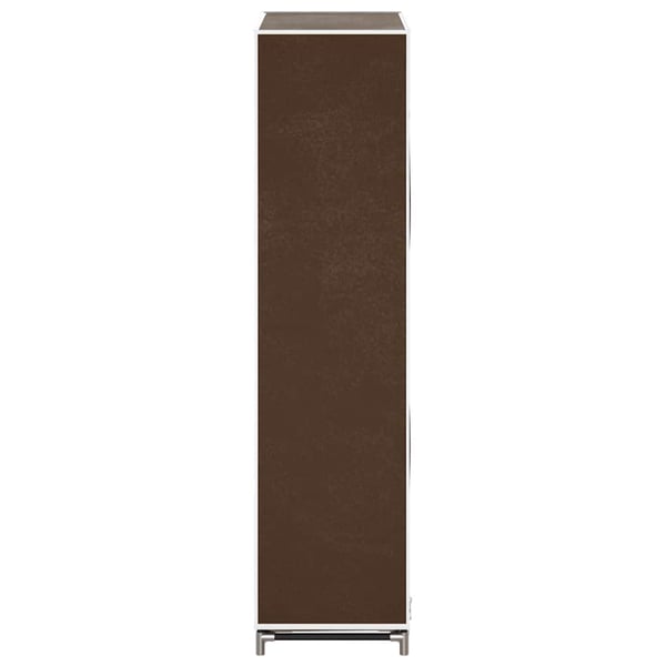 vidaXL Sko brun belægning 58x28x106 cm