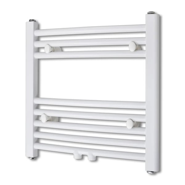 vidaXL Baderomsradiator kurvet 480 x 480 mm