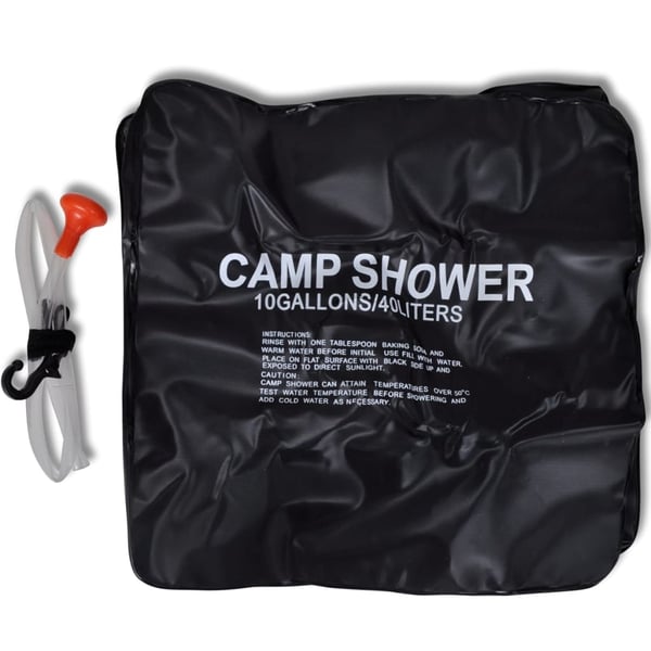 vidaXL solopvarmet campingbruser 40 l