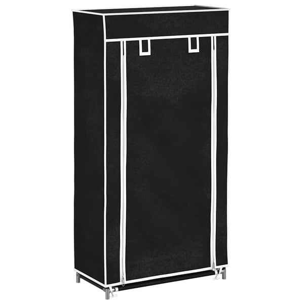 vidaXL Sko sorte belægning 58x28x106 cm