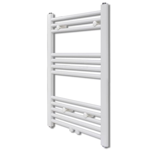 vidaXL håndklæderadiator 500x764 mm centralvarme lige