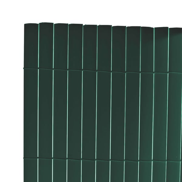 vidaXL hegnspanel PVC 90x300cm grøn