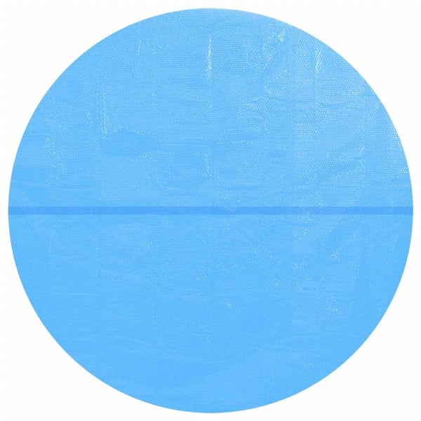 vidaXL Flytende solarduk PE 381 cm blå