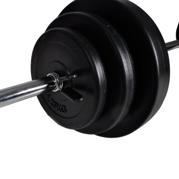 vidaXL Vektstang- og manualsett 30,5kg