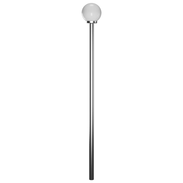 vidaXL Hagelyktestolpe 2 lamper 220 cm