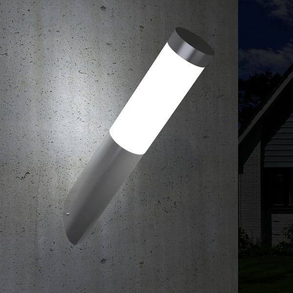 vidaXL RVS Hage Vantett Vegglampe