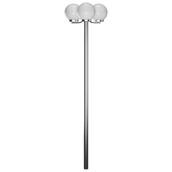 vidaXL Puutarhalamppu tolpalla 3 valoa 220 cm