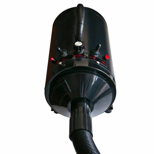 vidaXL blower til hund 3 dyser 2400 W sort