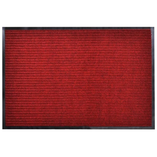 vidaXL Dörrmatta PVC Röd 90 x 120 cm