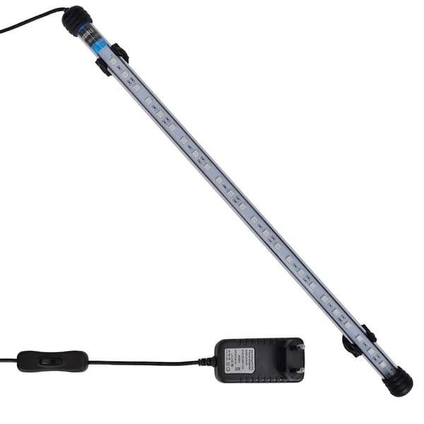 vidaXL LED-lampe for akvarium 48 cm blå