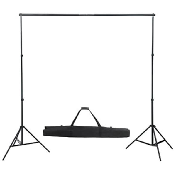 vidaXL Studiosett grønt bakteppe 600x300 cm og lys