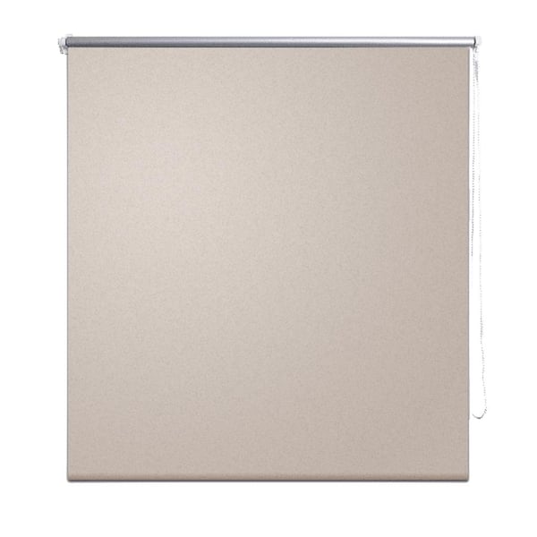 vidaXL Rullegardin mørklegging 84,4x230 cm Stoffbredde 80 cm beige