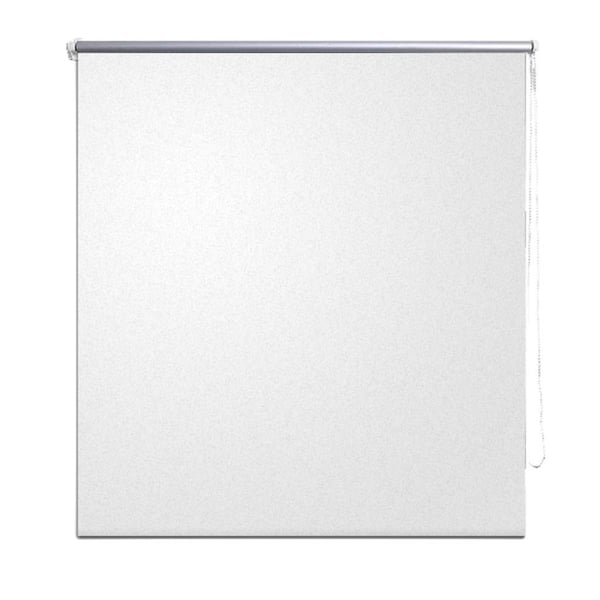 vidaXL rullegardin mørklægning 124,4x230 cm stofbredde 120 cm hvid