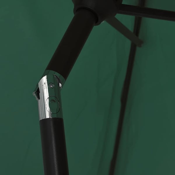 vidaXL parasol 200x300 cm rektangulær grøn