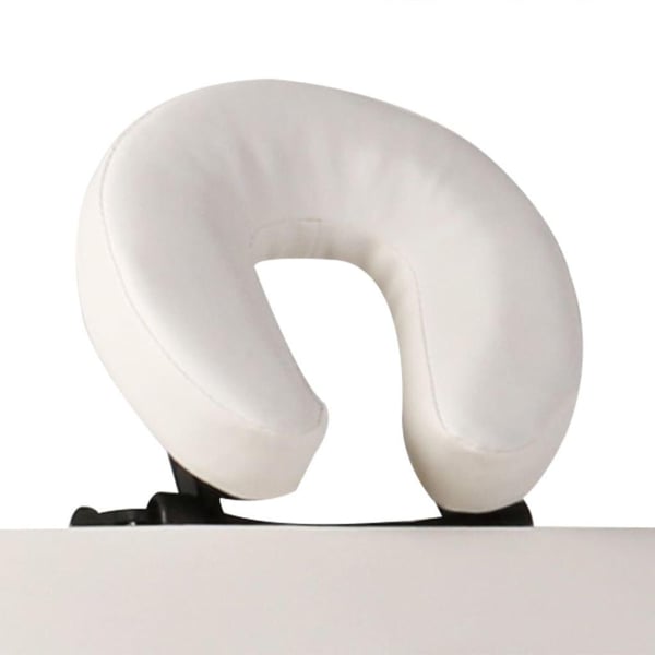vidaXL Cremefarvet sammenfoldeligt massagebord med aluminiumsstel,3 zoner