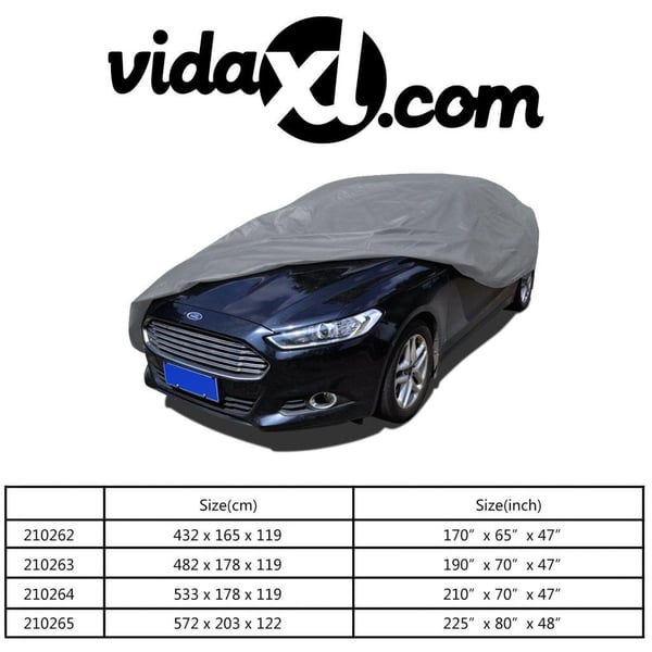 vidaXL Biltrekk ikke-vevd stoff M