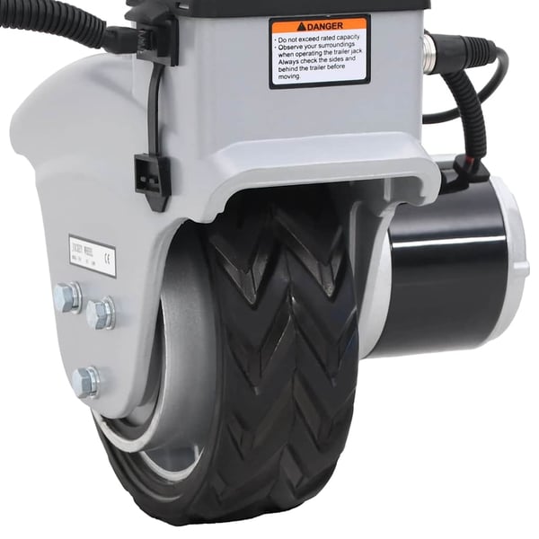 vidaXL Motorisert tilhengerstativ aluminium 12 V 350 W