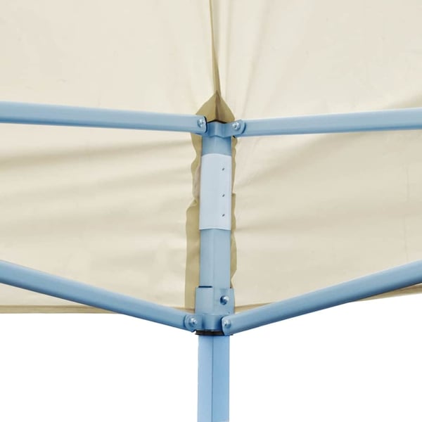 vidaXL foldbart pop up-festtelt 3 x 6 m cremefarvet