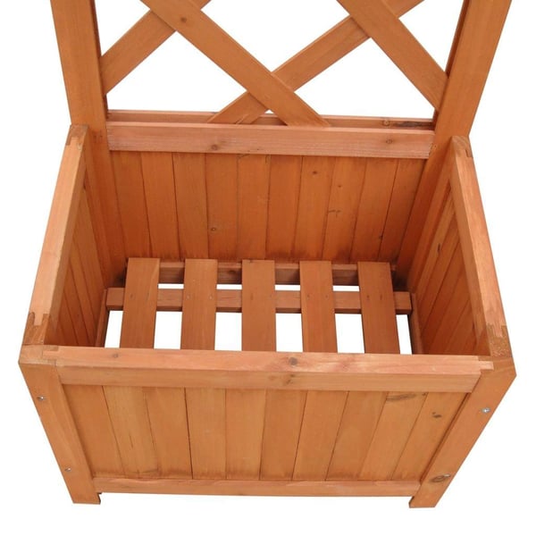 vidaXL Trellis Kukkalaatikko 40 x 30 x 135 cm