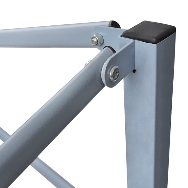 vidaXL Markise Hvit 3,5 x 2,5 m Metall