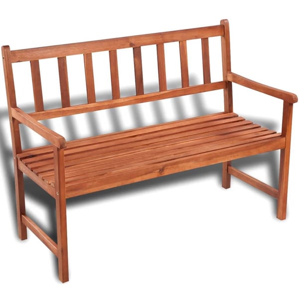 vidaXL Hagebenk 120 cm heltre akasie