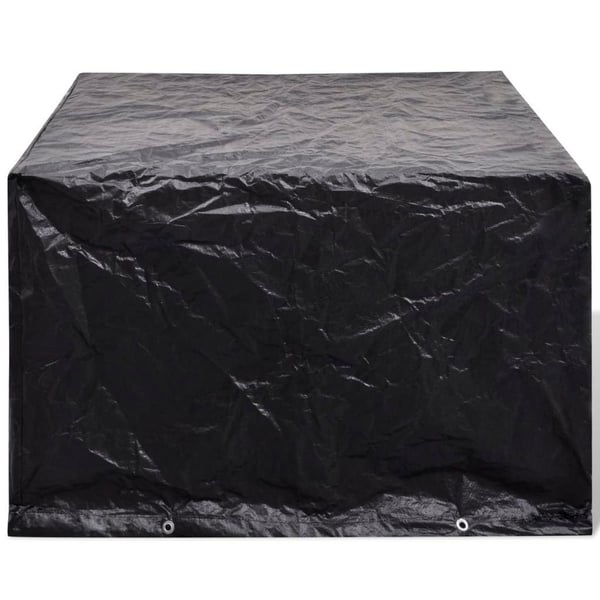 vidaXL havemøbelovertræk 8 snørehuller 135x135x90 cm
