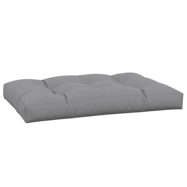 vidaXL pallehynde 120x80x12 cm stof grå