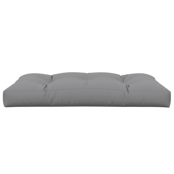 vidaXL pallehynde 120x80x12 cm stof grå