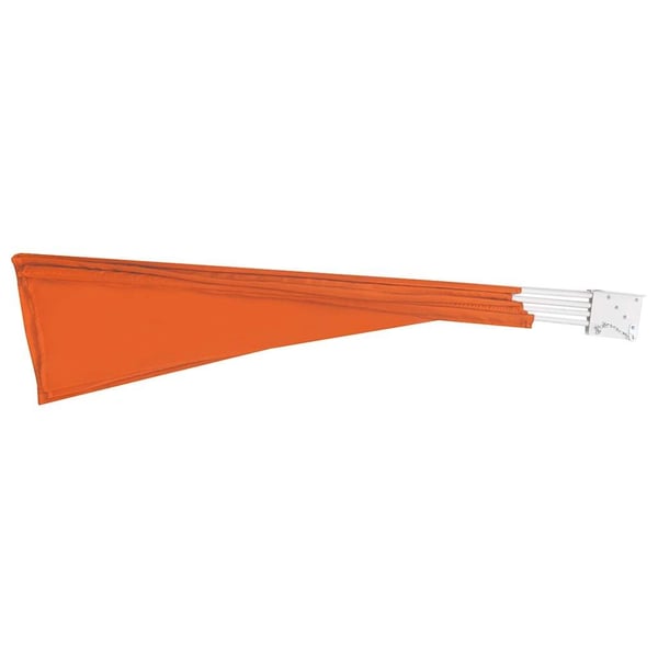 vidaXL sammenklappelig sidemarkise til altan terracotta 210 x 210 cm