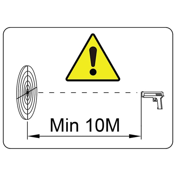 vidaXL Magneettinen ammuksensieppaava maalitaulu 4 + 1 kohdetta zombie