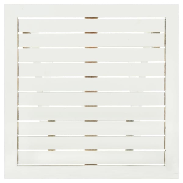 vidaXL Bistrobord hvit 46x46x47 cm heltre akasie