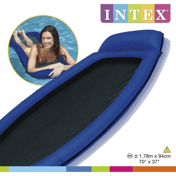 INTEX luftmadras med netbund til pool 90809