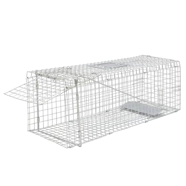 vidaXL Galvanisert levende felle 80 cm