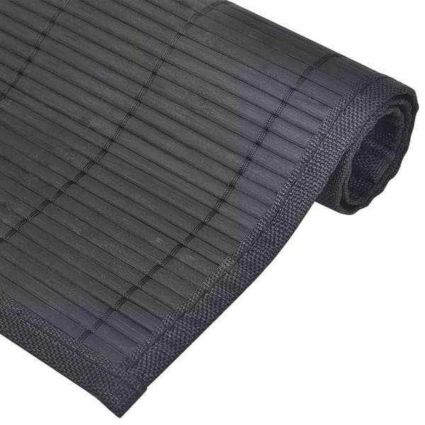 vidaXL Bambu Tabletti 6 kpl 30 x 45 cm Musta