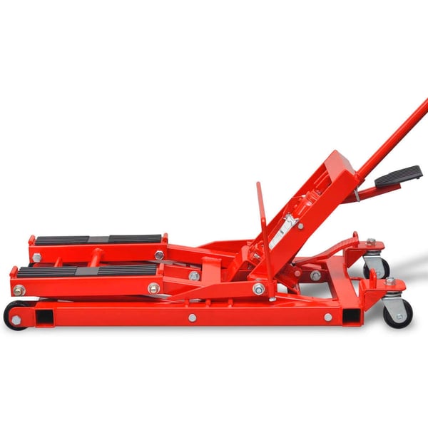 vidaXL Hydraulisk jekk motorsykkel/ATV 680 kg rød