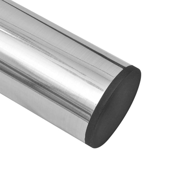 vidaXL 2 teleskopiske Bordben børstet nikkel 710 mm-1100 mm