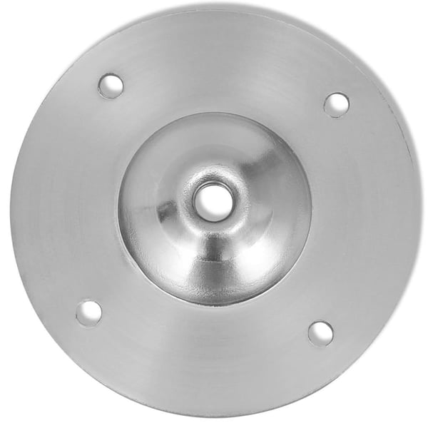 vidaXL 2 teleskopiske Bordben børstet nikkel 710 mm-1100 mm
