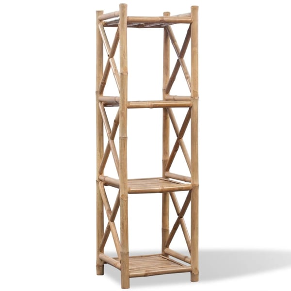 vidaXL Bambuhylly 4 tasoa neliö