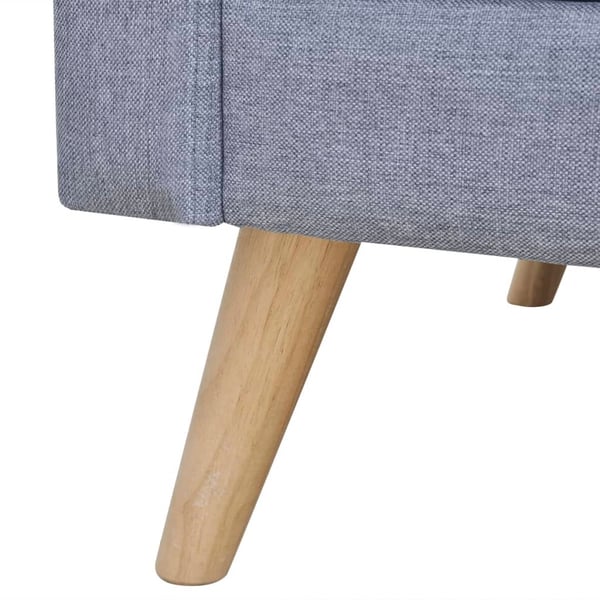 vidaXL sofasæt 2-pers. og 3-pers. sofa stof lysegrå