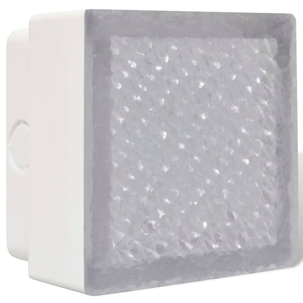 vidaXL LED-bakkelys 12 stk 100x100x68 mm