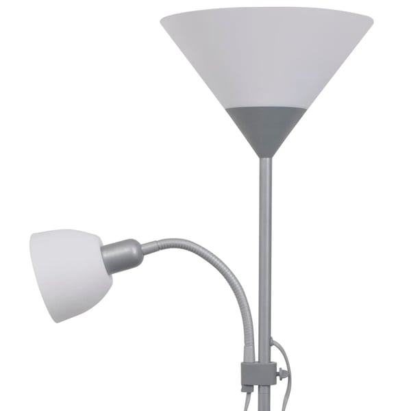 vidaXL Gulvlampe grå