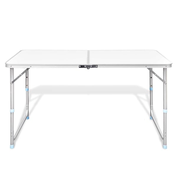 vidaXL Kokoontaitettava retkipöytä 120 x 60 cm alumiini