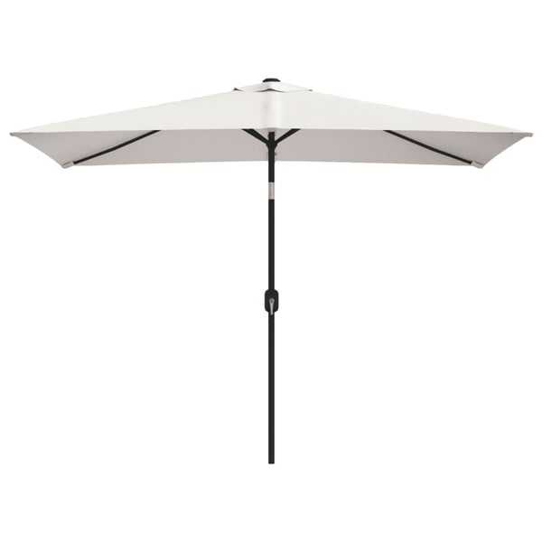 vidaXL 40772  parasol 200 x 300 cm sandhvid rektangulær