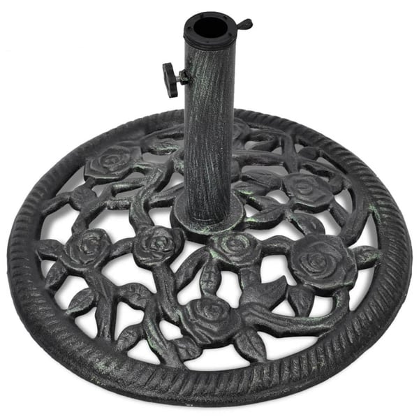 vidaXL Parasollfot støpejern 12 kg 48 cm