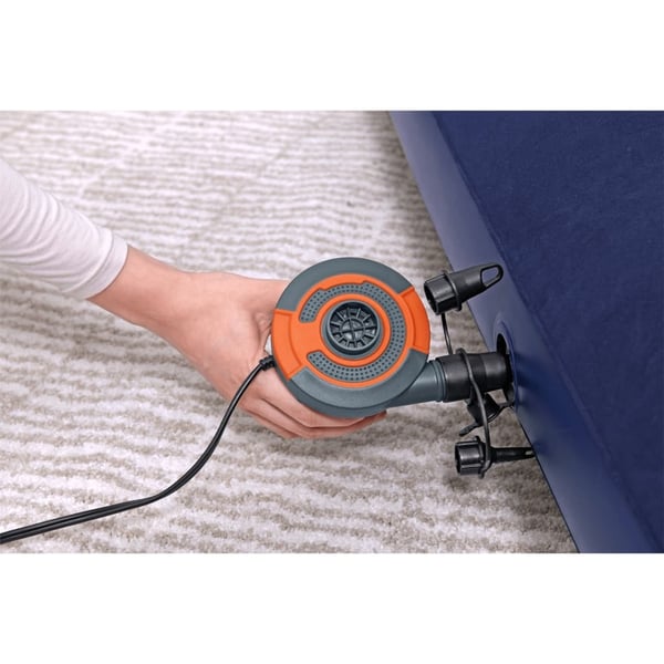 Bestway Oppblåsbar flokket luftseng 203 x 183 x 22 cm 67004