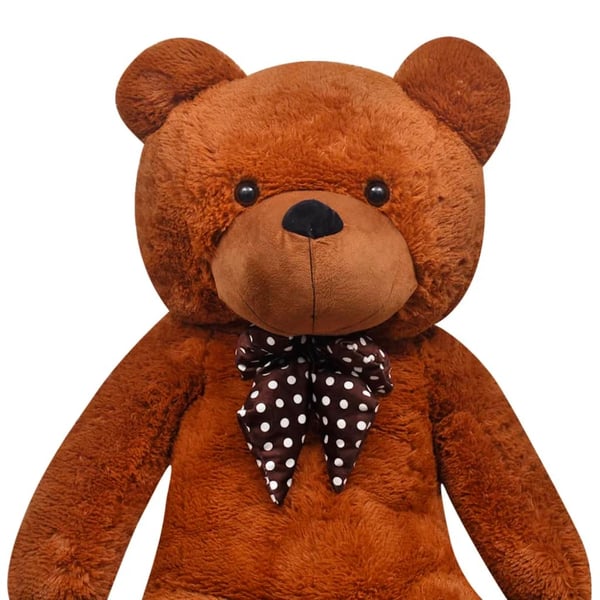 vidaXL Nalle pehmolelu Ruskea 242 cm
